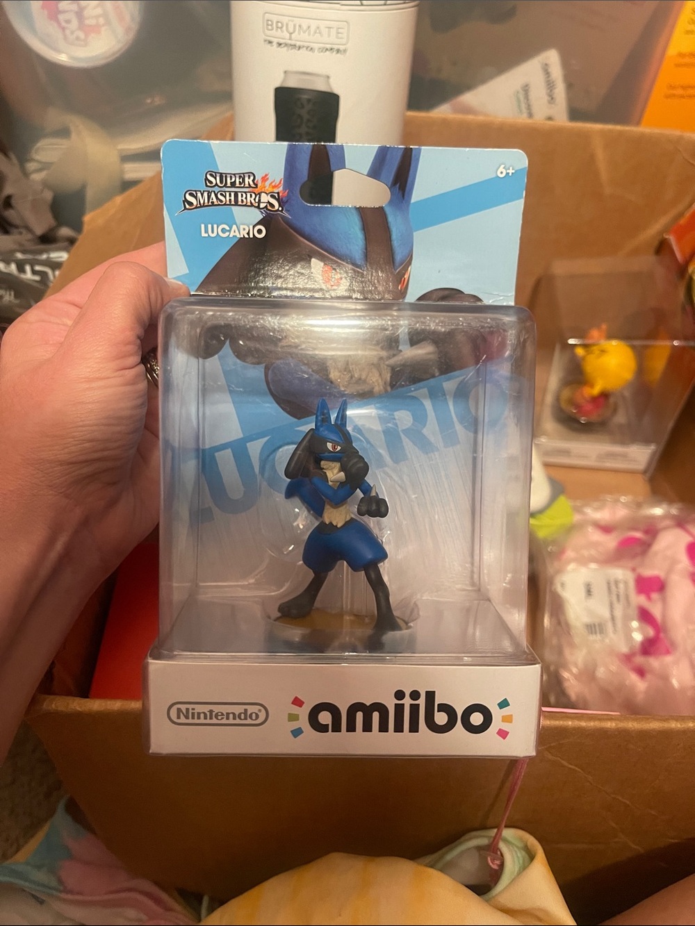 Nintendo Lucario Amiibo - Blue and Black Figure